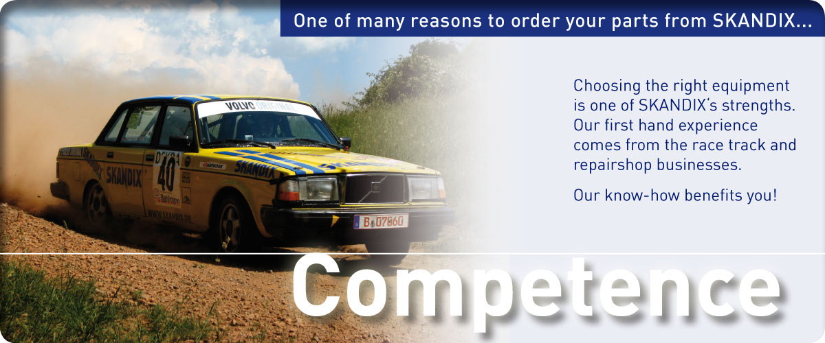 One of many reasons to order your parts from SKANDIX ... Competence